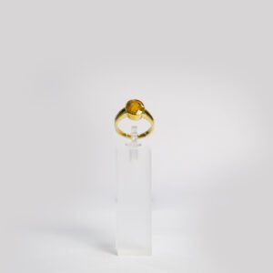 Yellow Sapphire Ring Round